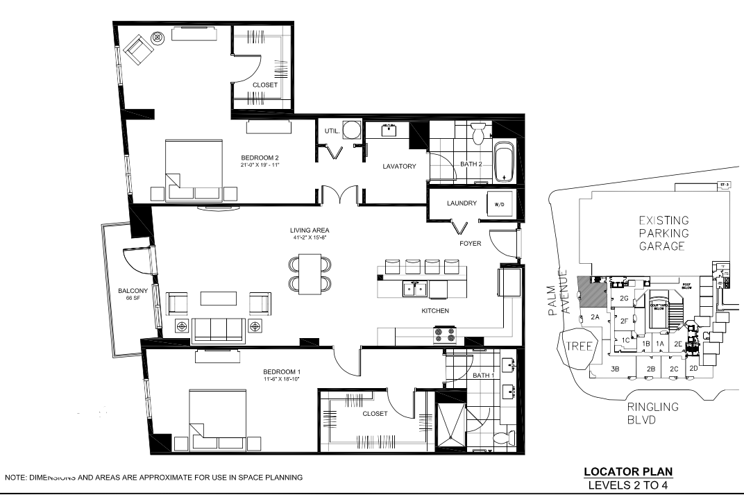 201 South Palm Avenue 1-3 Beds Apartment for Rent - Photo Gallery 57